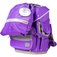 schoolmood 'Marie' - Pegasus - Timeless Pro Schulranzen-Set 7-tlg. 995g 23,5l lila