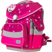 schoolmood 'Klara' - Häschen - Timeless Pro Schulranzen-Set 7-tlg. 995g 23,5l pink