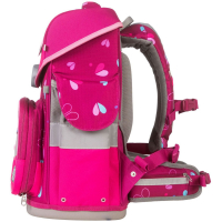 schoolmood 'Klara' - Häschen - Timeless Pro Schulranzen-Set 7-tlg. 995g 23,5l pink