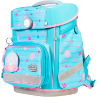 schoolmood 'Lilly' - Meerjungfrau - Champion Maxx Pro Schulranzen-Set 7-tlg. 1.165g 22l hellblau/rosa