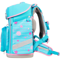 schoolmood 'Lilly' - Meerjungfrau - Champion Maxx Pro Schulranzen-Set 7-tlg. 1.165g 22l hellblau/rosa