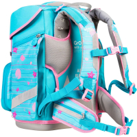 schoolmood 'Lilly' - Meerjungfrau - Champion Maxx Pro Schulranzen-Set 7-tlg. 1.165g 22l hellblau/rosa