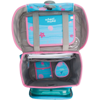 schoolmood 'Lilly' - Meerjungfrau - Champion Maxx Pro Schulranzen-Set 7-tlg. 1.165g 22l hellblau/rosa