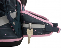 schoolmood 'Ella' - Pony - Champion Maxx Pro Schulranzen-Set 7-tlg. 1.165g 22l schwarz/rosa