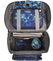 schoolmood 'Felix' - Wolf - Champion Maxx Pro Schulranzen-Set 7-tlg. 1.165g 22l blau/grün