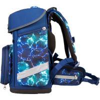 schoolmood 'Felix' - Wolf - Champion Maxx Pro Schulranzen-Set 7-tlg. 1.165g 22l blau/grün