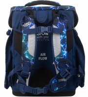 schoolmood 'Felix' - Wolf - Champion Maxx Pro Schulranzen-Set 7-tlg. 1.165g 22l blau/grün