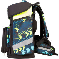 schoolmood 'Elias' - Rennwagen - Champion Maxx Pro Schulranzen-Set 7-tlg. 1.165g 22l multicolor