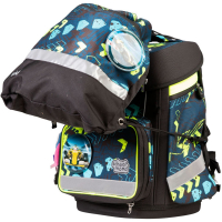 schoolmood 'Elias' - Rennwagen - Champion Maxx Pro Schulranzen-Set 7-tlg. 1.165g 22l multicolor