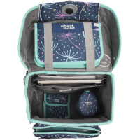 schoolmood 'Lina' - Kätzchen - Champion Maxx Pro Schulranzen-Set 7-tlg. 1.165g 22l blau/türkis