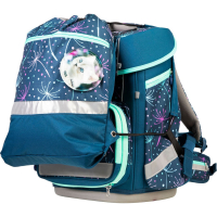 schoolmood 'Lina' - Kätzchen - Champion Maxx Pro Schulranzen-Set 7-tlg. 1.165g 22l blau/türkis