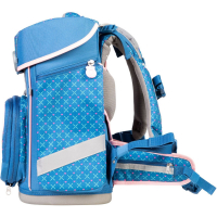 schoolmood 'Mila' - Pferd - Champion Maxx Pro Schulranzen-Set 7-tlg. 1.165g 22l blau/rosa