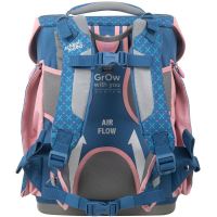 schoolmood 'Mila' - Pferd - Champion Maxx Pro Schulranzen-Set 7-tlg. 1.165g 22l blau/rosa