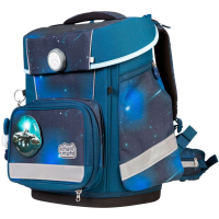 schoolmood 'Moritz' - Weltall - Champion Maxx Pro Schulranzen-Set 7-tlg. 1.165g 22l blau