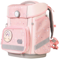 schoolmood 'Rainbow' - Regenbogen - Champion Maxx Pro Schulranzen-Set 7-tlg. 1.165g 22l apricot