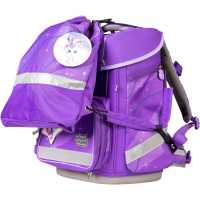 schoolmood 'Marie' - Pegasus - Champion Maxx Pro Schulranzen-Set 7-tlg. 1.165g 22l lila