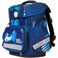 schoolmood 'Jonas' - Fußball Champion Maxx Pro Schulranzen-Set 7-tlg. 1.165g 22l blau