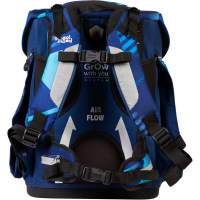 schoolmood 'Jonas' - Fußball Champion Maxx Pro Schulranzen-Set 7-tlg. 1.165g 22l blau