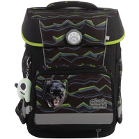 schoolmood 'Finn' - Raubkatze - Champion Maxx Pro Schulranzen-Set 7-tlg. 1.165g 22l schwarz/neongrün