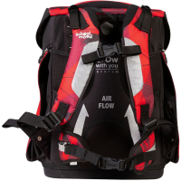 schoolmood 'Kai' - Ninja - Champion Maxx Pro Schulranzen-Set 7-tlg. 1.165g 22l rot/schwarz