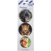 schoolmood 'Raubkatzen' 3er Patchy-Set 