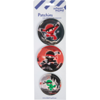 schoolmood 'Ninja' 3er Patchy-Set 