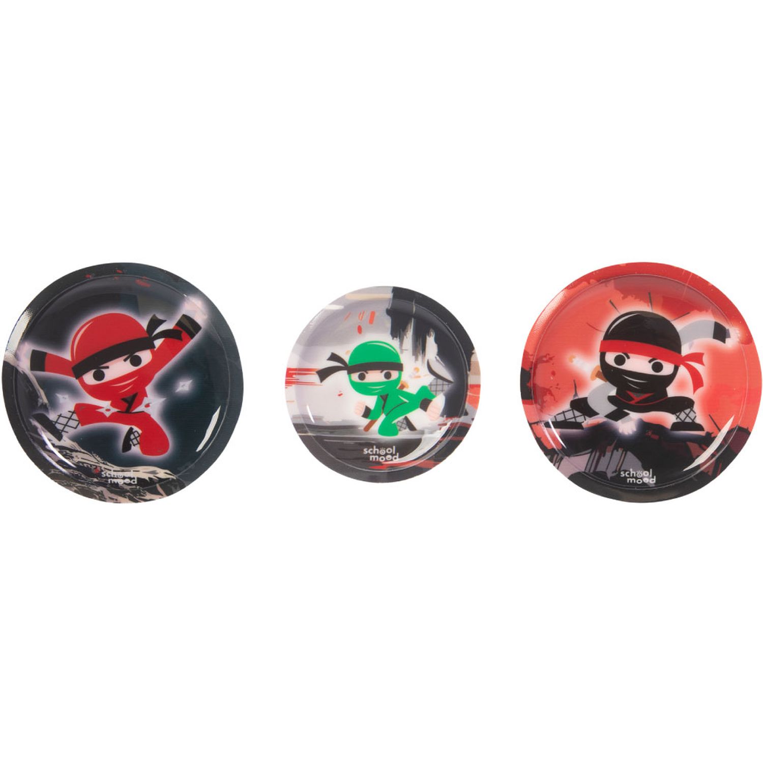 schoolmood 'Ninja' 3er Patchy-Set 