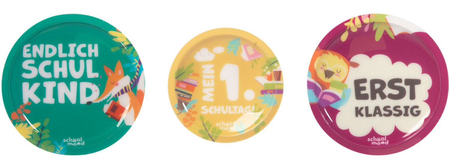 schoolmood 'Einschulung' 3er Patchy-Set 