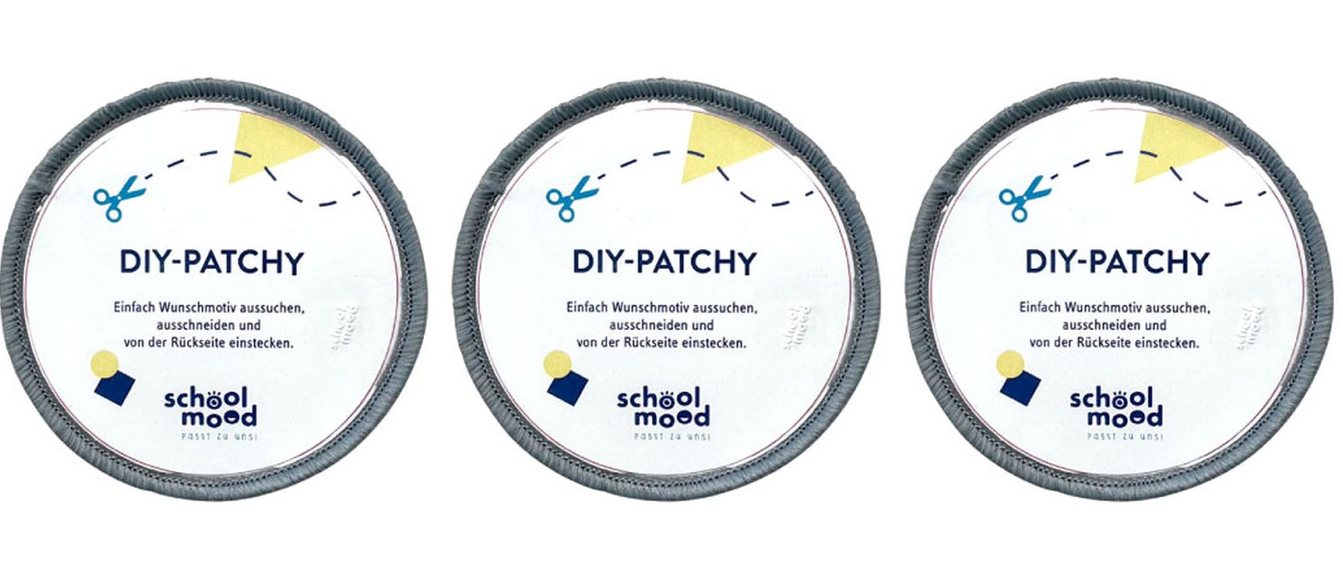 schoolmood 'Bastelpatchies' 3er Patchy-Set 
