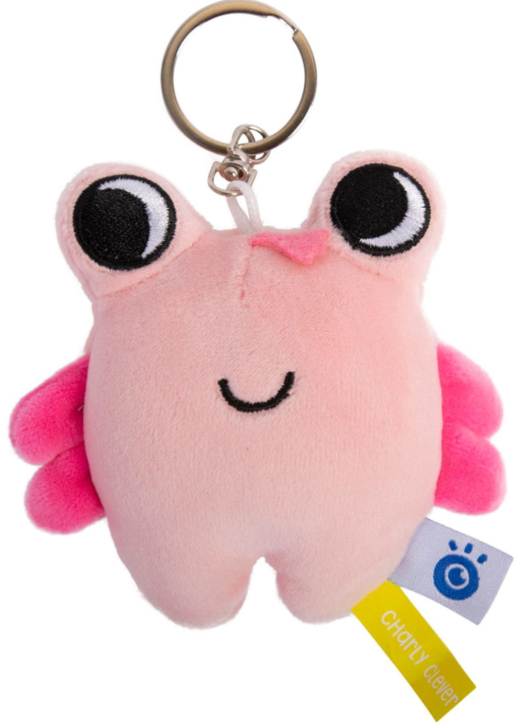 schoolmood 'Charly Clever' Moodie Plüschanhänger rosa