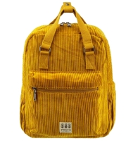 Prato Kord-Rucksack dark beige