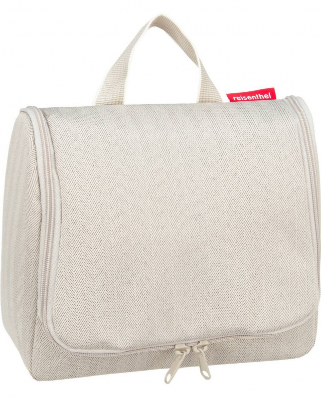 Reisenthel 'Toiletbag' 3l herringbone Sand