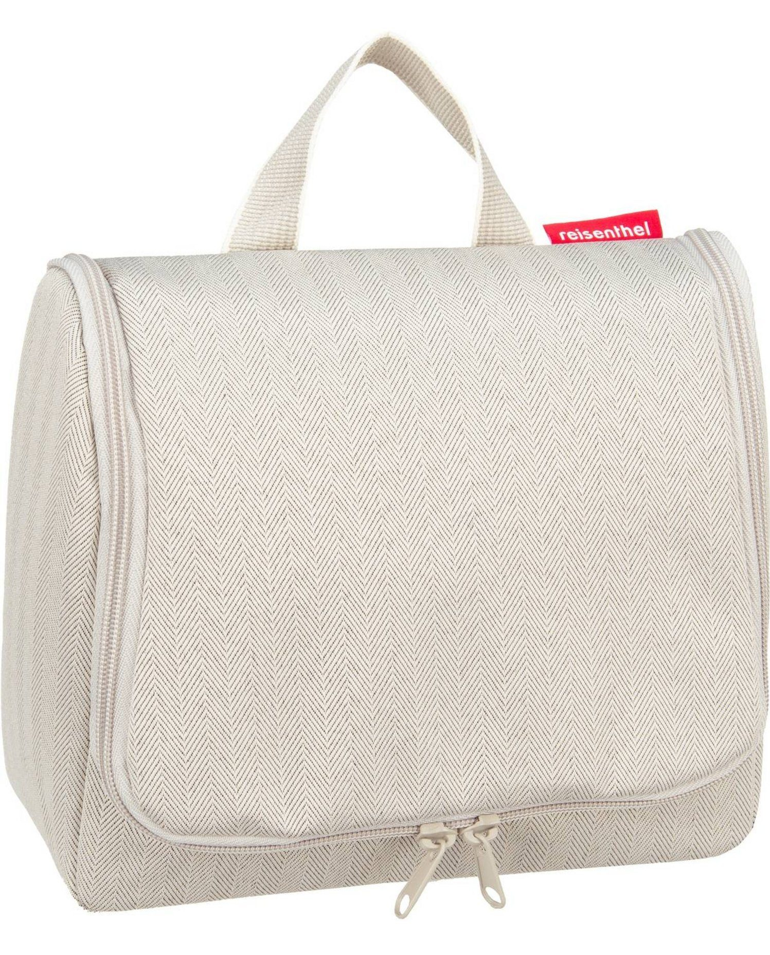 Reisenthel 'Toiletbag' 3l herringbone Sand