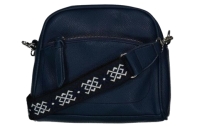 New Bags Damenschultertasche 4 RV blau