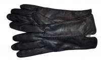 Prato 'Susan' Handschuhe Größe 7 Lammnappaleder gefüttert schwarz