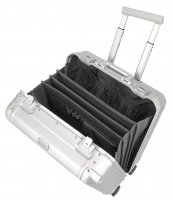 Travelite 'Next' Businesswheeler 44cm 4,5kg ca. 32l Aluminium silber