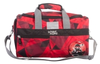 schoolmood Sporttasche Kai 'Ninja' 18l rot-schwarz
