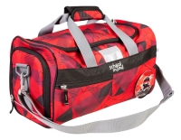 schoolmood Sporttasche Kai 'Ninja' 18l rot-schwarz