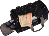 schoolmood 'Pony' Ella Sporttasche schwarz/rosa