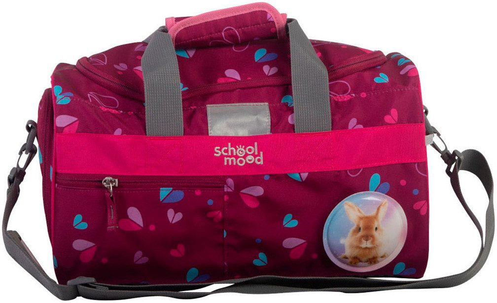 School Mood  'Klara Häschen' Sporttasche 18l pink/Herzchen