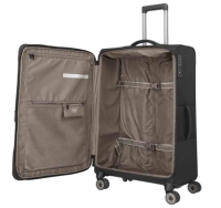 Travelite 'Crosslite 5.0' 4-Rad Trolley XL 81cm 4,0kg erw. 118-133l schwarz