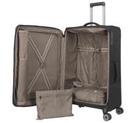 Travelite 'Crosslite 5.0' 4-Rad Trolley XL 81cm 4,0kg erw. 118-133l schwarz