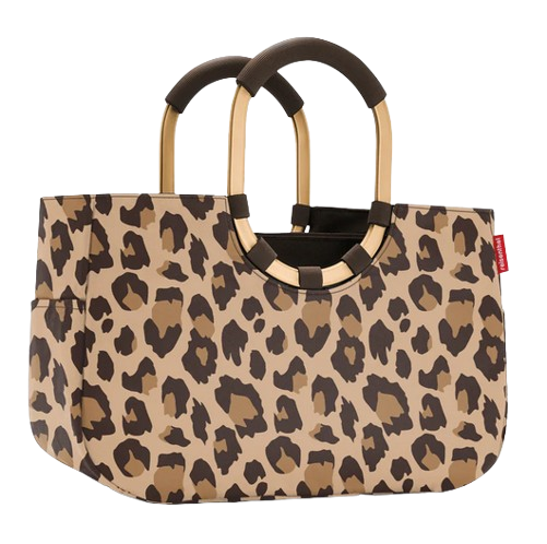 Reisenthel 'Loopshopper M frame' mit Alugriffen und Organizer leo macchiato