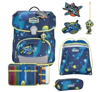 Scout 'Neo Set ' Exklusiv Schulranzenset 4tlg. LED planets 21,5 l, 1250 g 