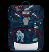 Scout 'Neo Set ' Exklusiv Schulranzenset 4tlg. LED white unicorn 21,5 l, 1250 g 