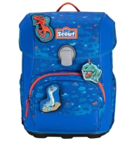 Scout 'Neo Set Exklusiv' Schulranzenset 4tlg. 21,5l 1,2Kg Superflash Blue Dino 
