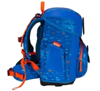 Scout 'Neo Set Exklusiv' Schulranzenset 4tlg. 21,5l 1,2Kg Superflash Blue Dino 