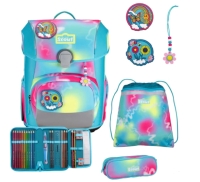 Scout 'Neo Set Exklusiv' Schulranzenset 5tlg. 21,5l 1,2kg Safety Light Happy Rainbow
