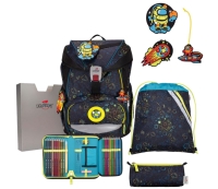 DerDieDas 'Ergo Flex Exclusiv LED' Schulranzenset 7tlg.800g 22l Crazy