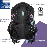Coocazoo 'Mate' Schulrucksack 1,250kg 30l Floral Artnight